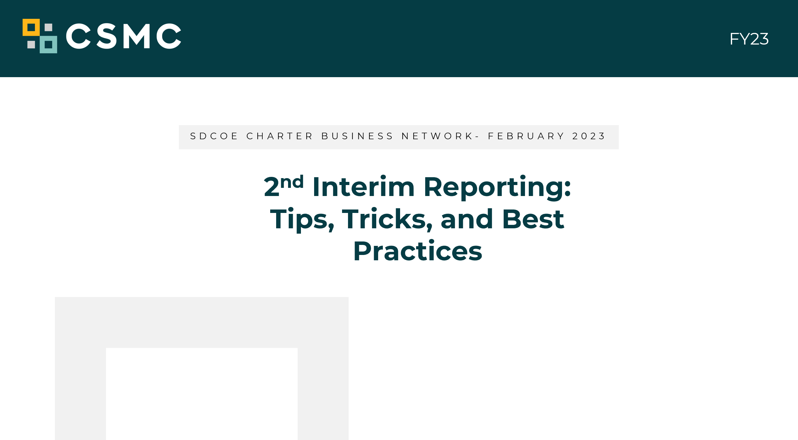 2nd-interim-reporting-tips-tricks-and-best-practices-csmc